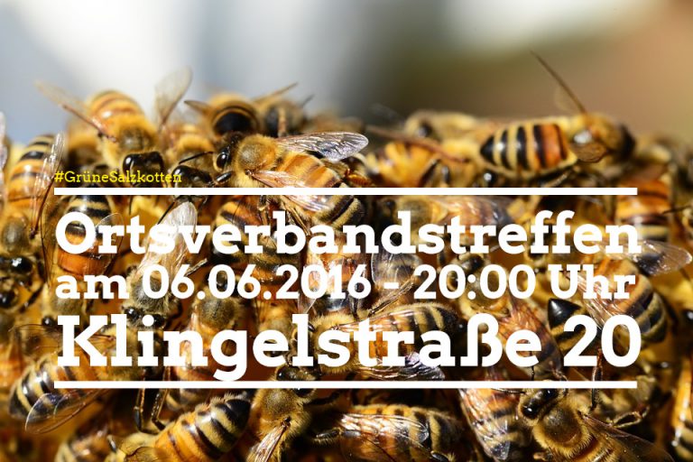 Offenes Ortsverbandstreffen am Montag, den 06.06.16 – 20:00 Uhr