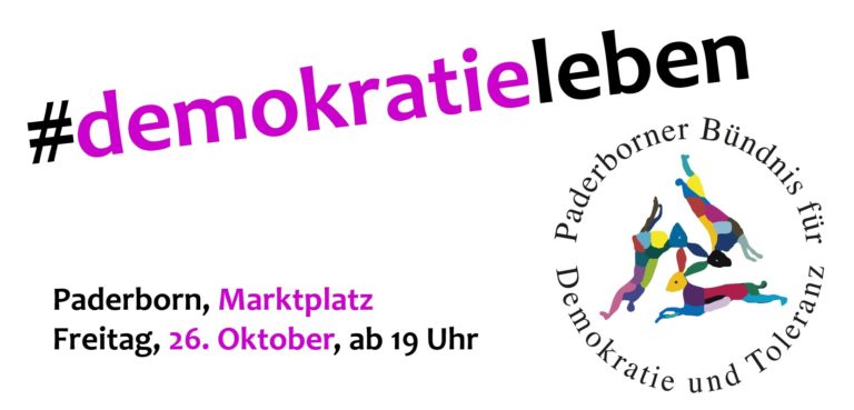 #demokratieleben am 26.10 in Paderborn