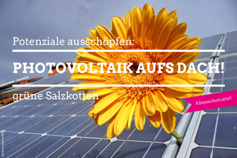 Photovoltaik aufs Dach!