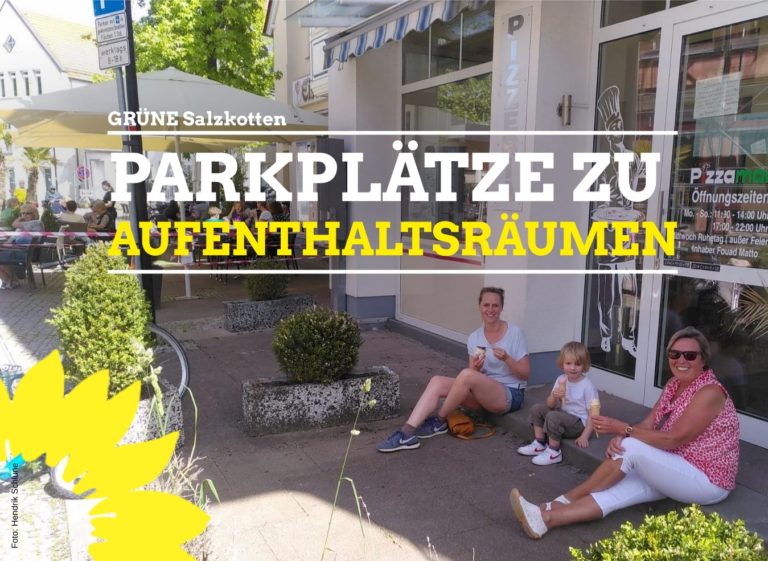 Pressemitteilung: Parkplätze zu Aufenthaltsräumen