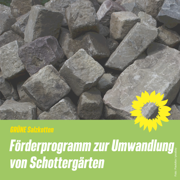 Förderprogramm zu Steingärten