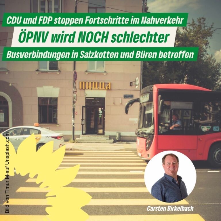 Pressemitteilung: CDU und FDP stoppen Fortschritte im Nahverkehr