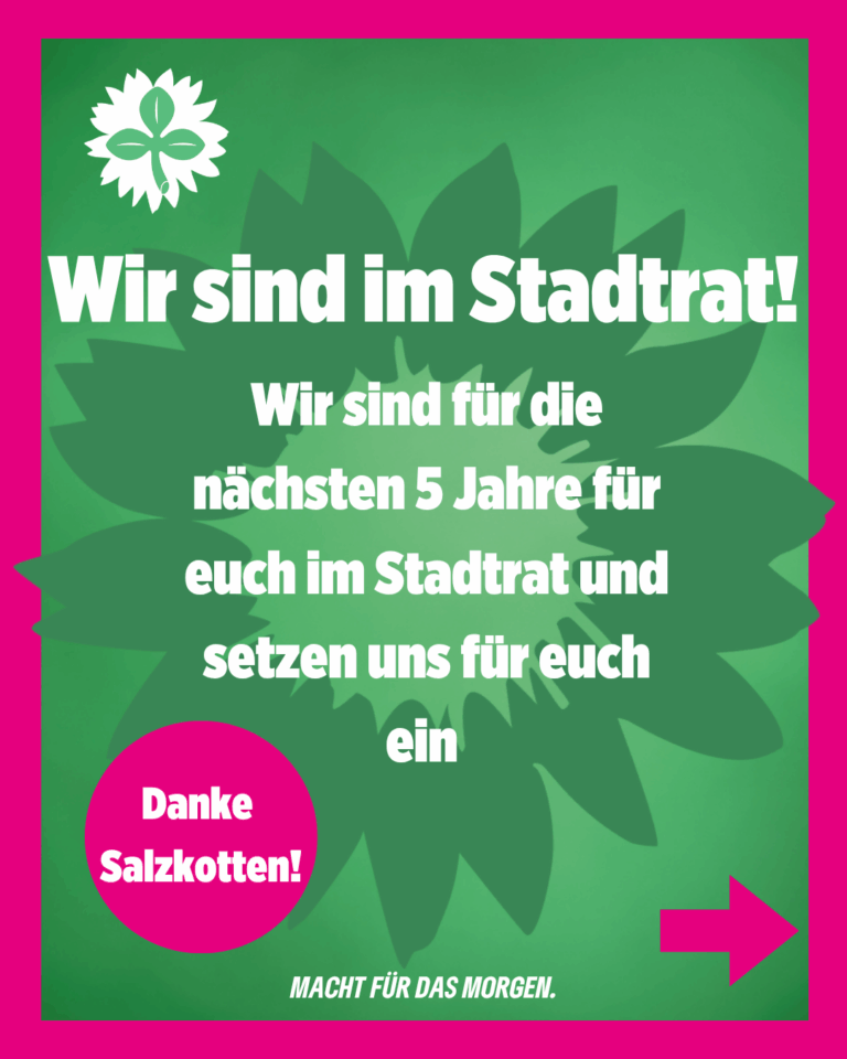 5 Grüne in Salzkottens Stadtrat