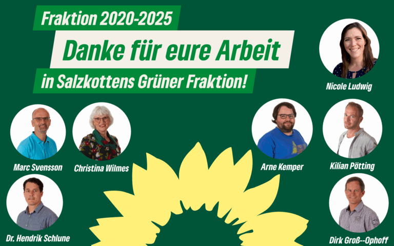 Ein großes Danke an unsere alte Fraktion!