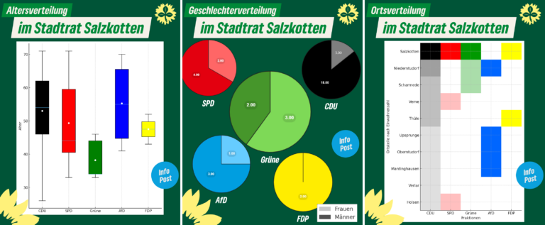 Zahlen, Daten, Fakten über den neuen Stadtrat