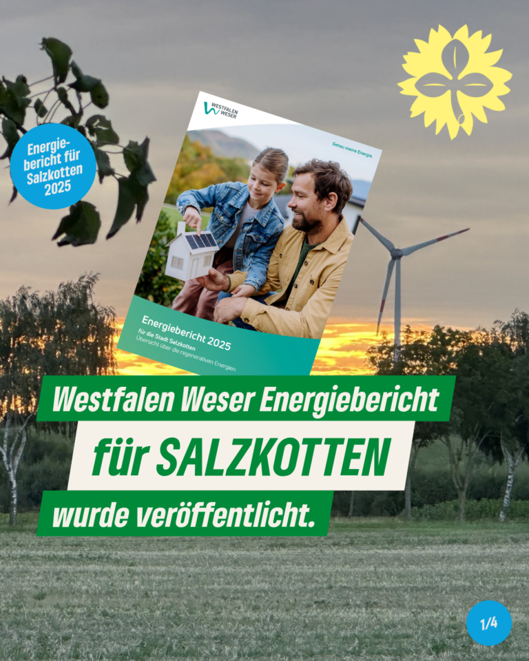 Westfalen Wester Energiebericht für Salzkotten veröffentlicht